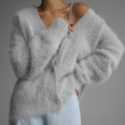 Anana Cardigan à Col V Jadmode  Élégance et Confort FRANCE BELGIQUE SUISSE 