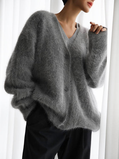Anana Cardigan à Col V Jadmode  Élégance et Confort FRANCE BELGIQUE SUISSE 